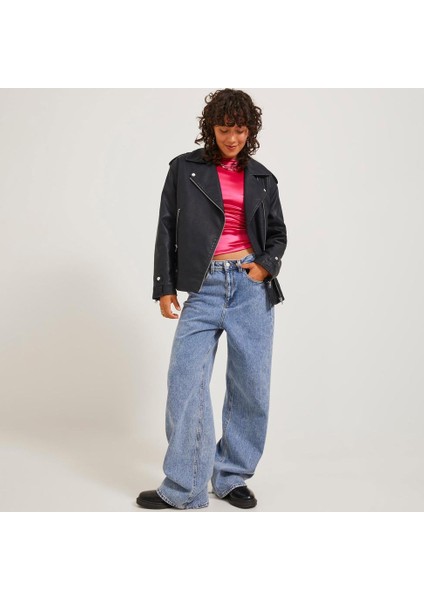 Siyah Kadın Pu Deri Ceket 12247404 fiyatları