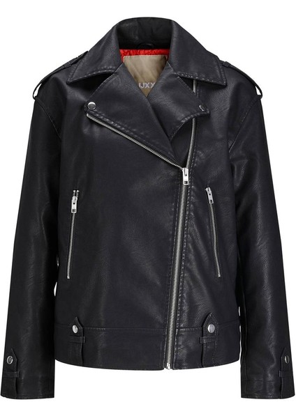 Siyah Kadın Pu Deri Ceket 12247404 modelleri