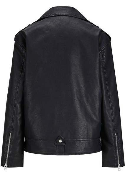 Siyah Kadın Pu Deri Ceket 12247404 indirimleri