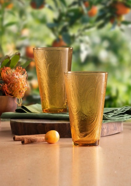 Meşrubat Bardağı Paşabahçe Linden Amber 340CC 6 Adet