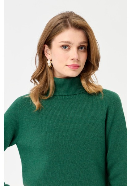 Kadın Tam Balıkçı Yaka Klasik Yün Kazak Ö.Başı fiyatları