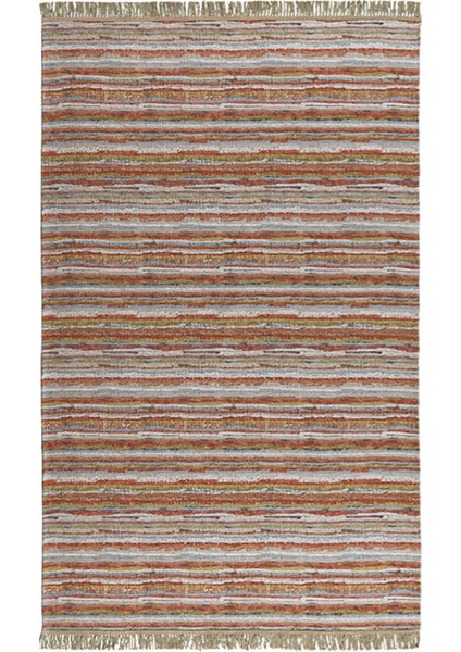 Tokyo 12 Renkli Kaymaz Mutfak Halısı Koridor Halısı Dokuma Kilim Balkon Halısı
