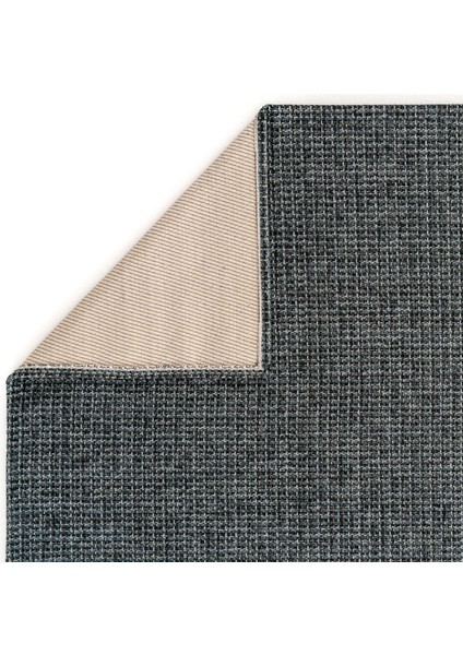 Tokyo 01 Antrasit Gümüş Kaymaz Mutfak Halısı Koridor Halısı Dokuma Kilim Balkon Halısı fırsatları