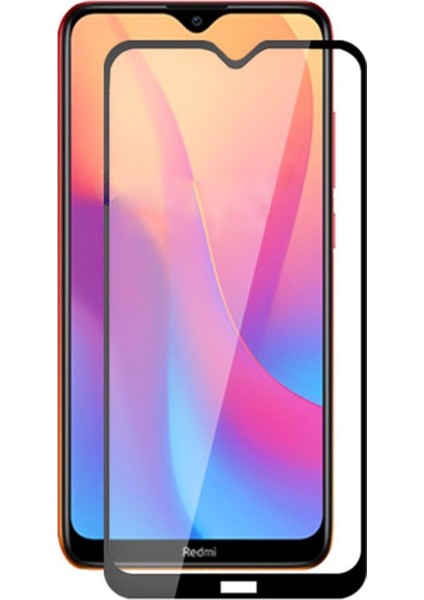 Xiaomi Redmi 8A Ekran Koruyucu 9d Tam Kaplama Cam Siyah