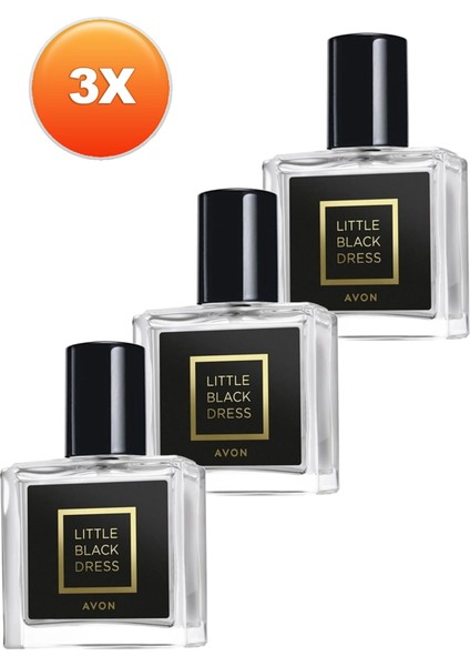 Little Black Dress Kadın Parfüm Edp 30 Ml. Üçlü Set