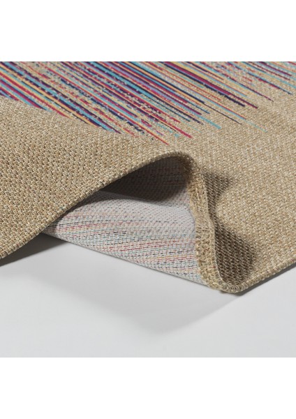 Tokyo 02 Natural Multi Kaymaz Mutfak Halısı Koridor Halısı Dokuma Kilim Balkon Halısı indirimleri