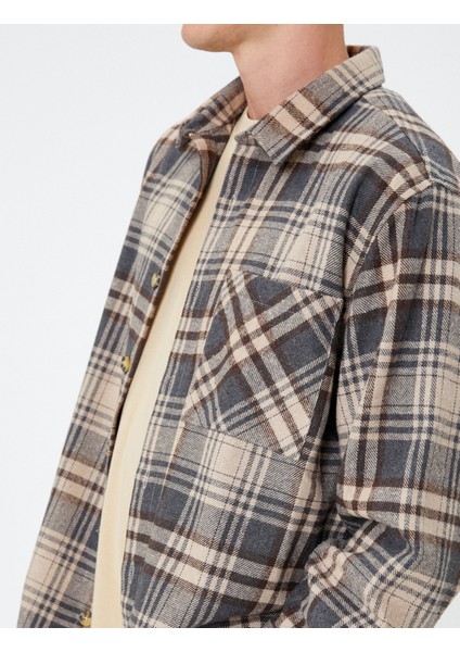 Oduncu Gömleği Klasik Yaka Cep Detaylı Düğmeli indirimleri