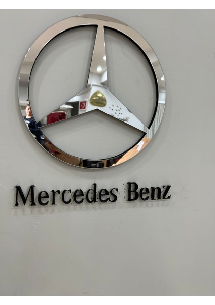 Mercedes Logo 3D Duvar Dekoru fiyatları
