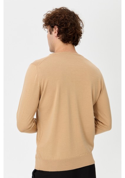 Erkek Basic Sıfır Yaka Ince Triko Kazak S.kahve indirimleri