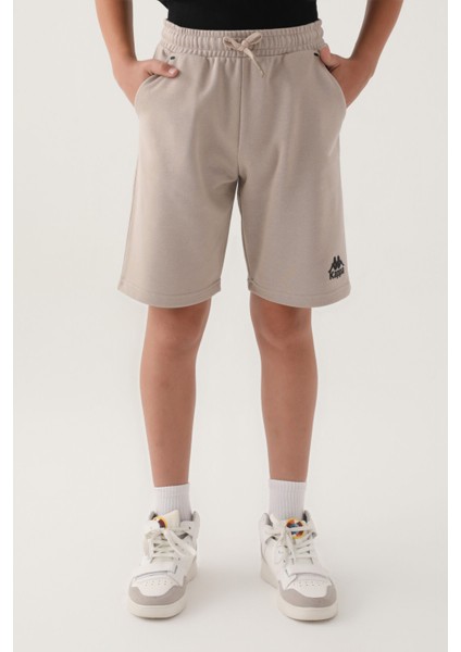 Bej Cepli Erkek Çocuk Şort
