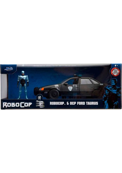 Jada Toys 1:24 Robocop &amp; Ocp Ford Taurus Model Araba