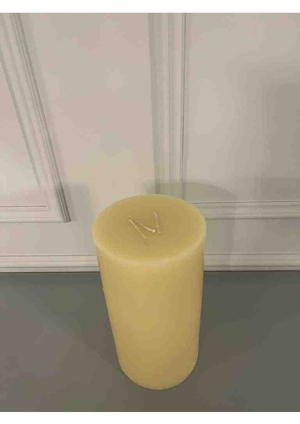 Iv Candles Candela Di Registro Krem 15×30 Kütük Mum