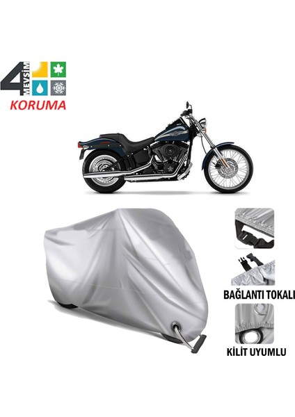 Harley-Davidson Softail Night Train Motosiklet Branda Bağlantı ve Kilit Uyumlu