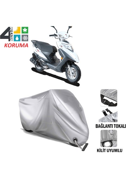 Stmax Lindy 50 Branda Motosiklet Brandası Bağlantı ve Kilit Uyumlu