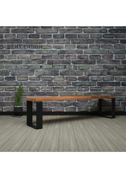 Masif Ahşap Gaia Bank 37*160*45CM