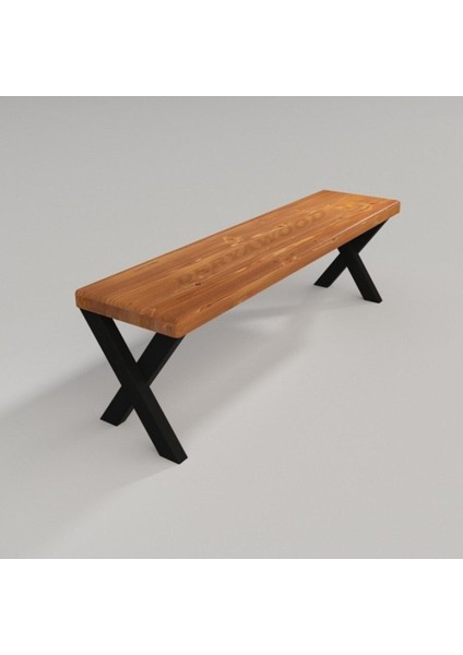 Masif Ahşap Andora Bank 37*120*45CM