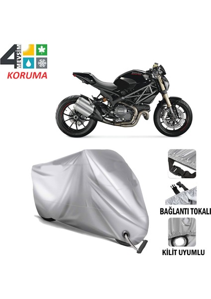 Ducati Monster 1100 Branda Motosiklet Brandası Bağlantı ve Kilit Uyumlu