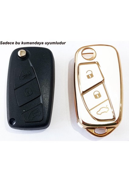 Linea Fiorino Nemo Bipper Nano Anahtar Kumanda Kılıfı Oto Anahtarlık Üstün Kalite Beyaz modelleri