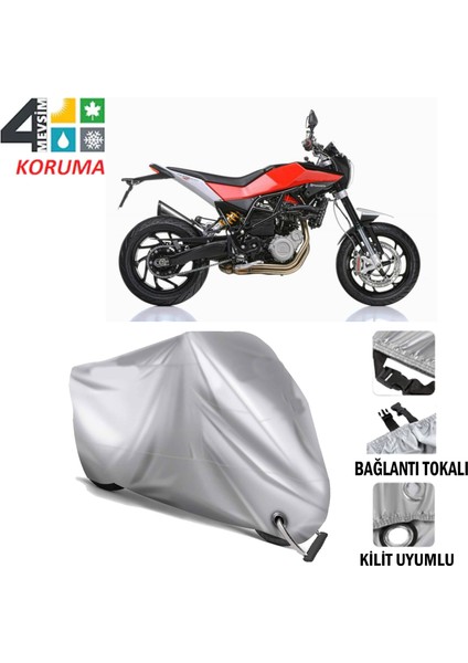 Husqvarna Nuda 900 Branda Motosiklet Brandası Bağlantı ve Kilit Uyumlu