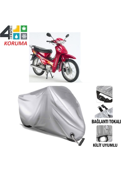 Ramzey 100 Cup Branda Motosiklet Brandası Bağlantı ve Kilit Uyumlu