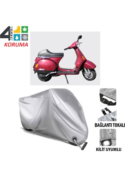 Piaggio Vespa Cosa Branda Motosiklet Brandası Bağlantı ve Kilit Uyumlu