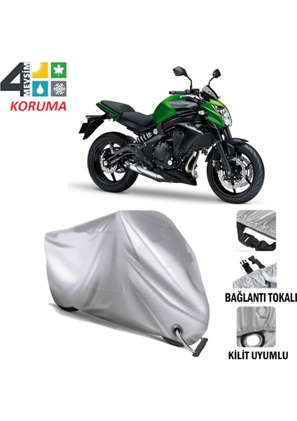 Kawasaki Er-6 N Branda Motosiklet Brandası Bağlantı ve Kilit Uyumlu