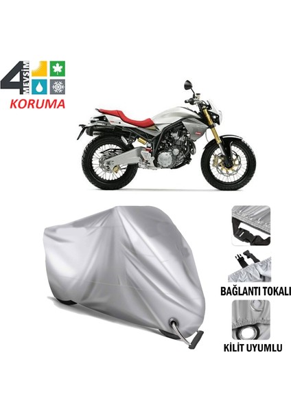 Derbi Mulhacen 659 Branda Motosiklet Brandası Bağlantı ve Kilit Uyumlu