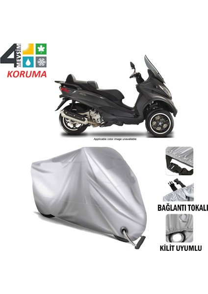 Piaggio Mp3 500 Branda Motosiklet Brandası Bağlantı ve Kilit Uyumlu