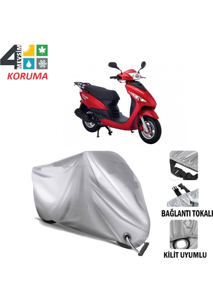 Salcano Astro 130 Branda Motosiklet Brandası Bağlantı ve Kilit Uyumlu