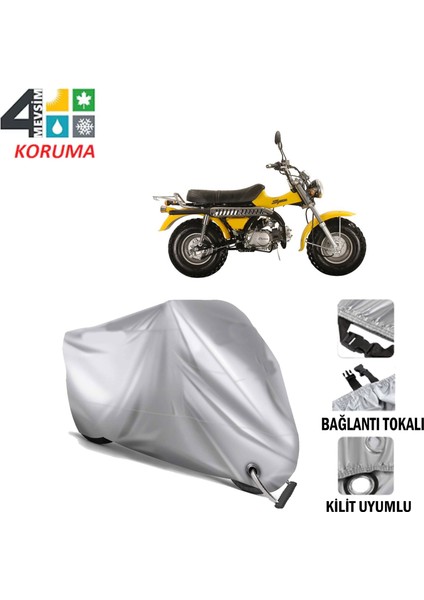 Skyteam Skymax T-Rex 125 Branda Motosiklet Brandası Bağlantı ve Kilit Uyumlu