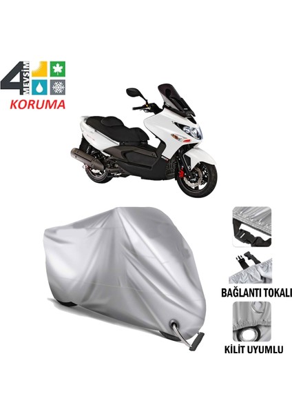 Kymco Xciting 500 Branda Motosiklet Brandası Bağlantı ve Kilit Uyumlu
