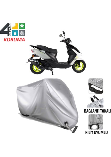 Arora Ar 150 T2 Branda Motosiklet Brandası Bağlantı ve Kilit Uyumlu