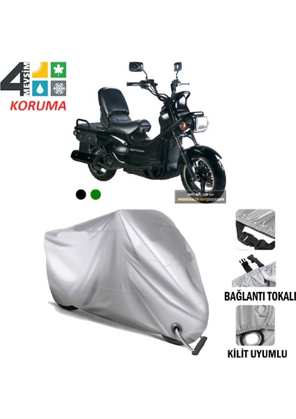 Motoran Anaconda 150 Branda Motosiklet Brandası Bağlantı ve Kilit Uyumlu