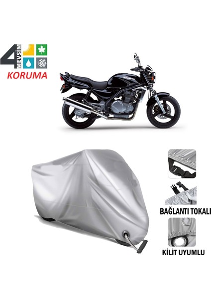 Kawasaki Er-5 Branda Motosiklet Brandası Bağlantı ve Kilit Uyumlu