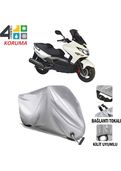Kymco Xciting 250I Branda Motosiklet Brandası Bağlantı ve Kilit Uyumlu