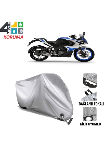 Bajaj Pulsar 200 Rs Branda Motosiklet Brandası Bağlantı ve Kilit Uyumlu