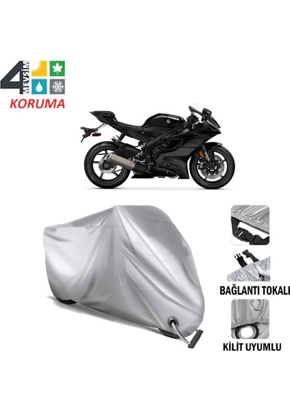 Yamaha Yzf R6 Branda Motosiklet Brandası Bağlantı ve Kilit Uyumlu