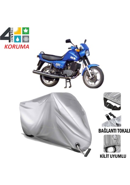 Mz Fun 301 Branda Motosiklet Brandası Bağlantı ve Kilit Uyumlu