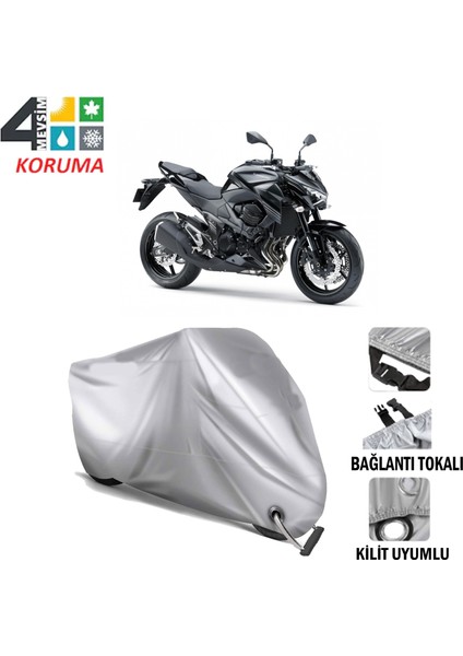 Kawasaki Z 800 E Branda Motosiklet Brandası Bağlantı ve Kilit Uyumlu