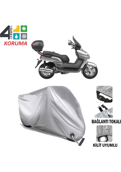 Yamaha Vercity 300 Branda Motosiklet Brandası Bağlantı ve Kilit Uyumlu