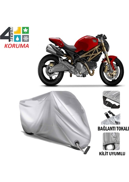 Ducati Monster 696 Branda Motosiklet Brandası Bağlantı ve Kilit Uyumlu