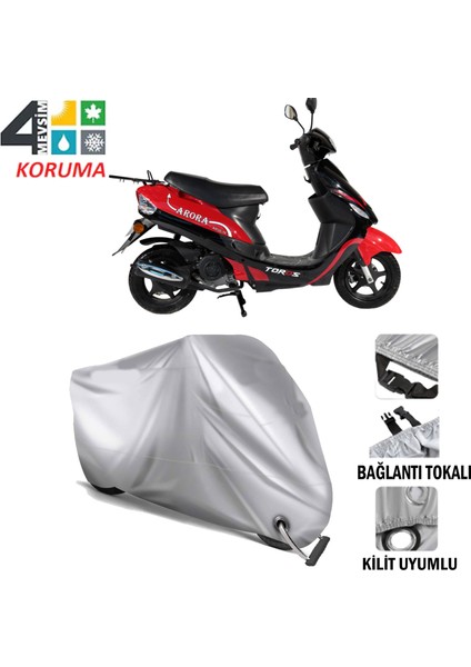 Arora Ar 50-10 Toros Branda Motosiklet Brandası Bağlantı ve Kilit Uyumlu