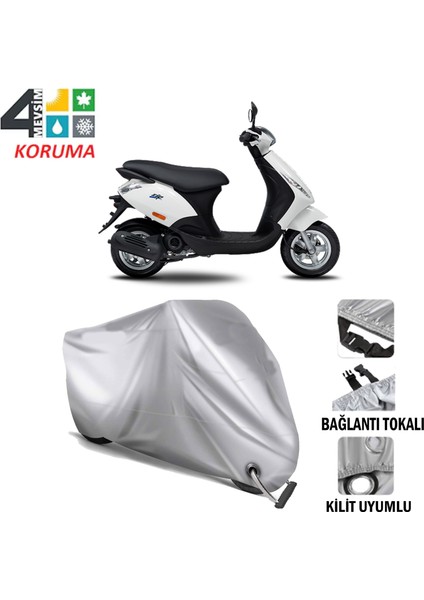 Piaggio Zip 100 Branda Motosiklet Brandası Bağlantı ve Kilit Uyumlu