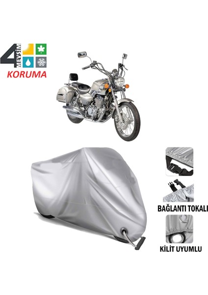 Mondial 250 Mct Motosiklet Branda Bağlantı ve Kilit Uyumlu