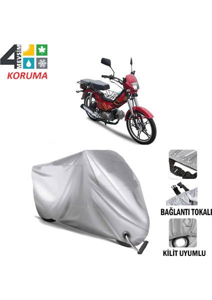 Kuba Leopar 100 Branda Motosiklet Brandası Bağlantı ve Kilit Uyumlu