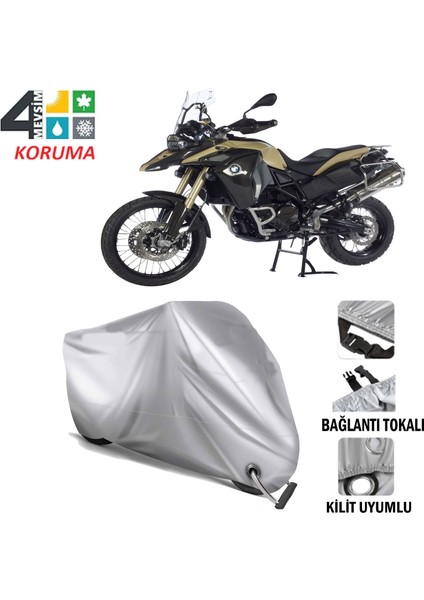 Bmw F 800 Gs Adventure Branda Motosiklet Brandası Bağlantı ve Kilit Uyumlu