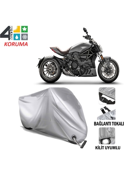 Ducati Xdiavel S Branda Motosiklet Brandası Bağlantı ve Kilit Uyumlu