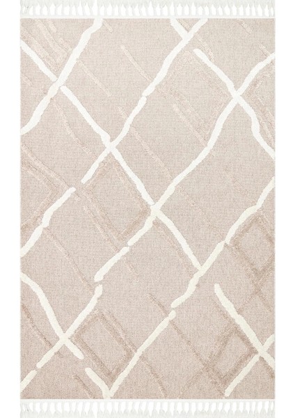 Terazzo Trz 03 Beige White Iskandinav Halı