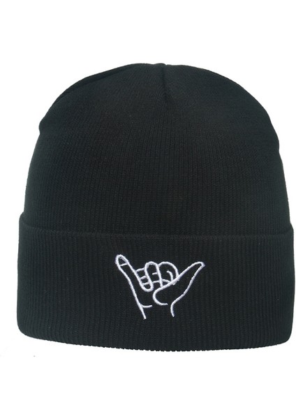 Sonbahar ve Kış Soğuk Şapka Hang Loose Finger Nakış Yün Şapka 666 Jest Kadın ve Erkek (Yurt Dışından)