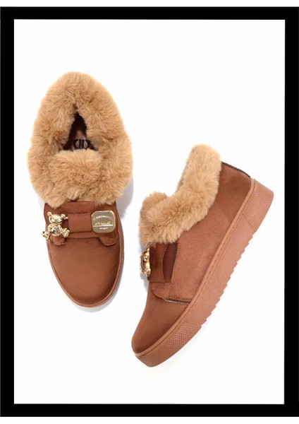 Taba Süet Kadın Bot & Bootie K02566775002